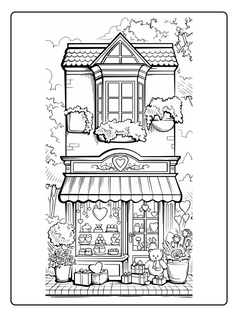 Coloriage Maison (19)