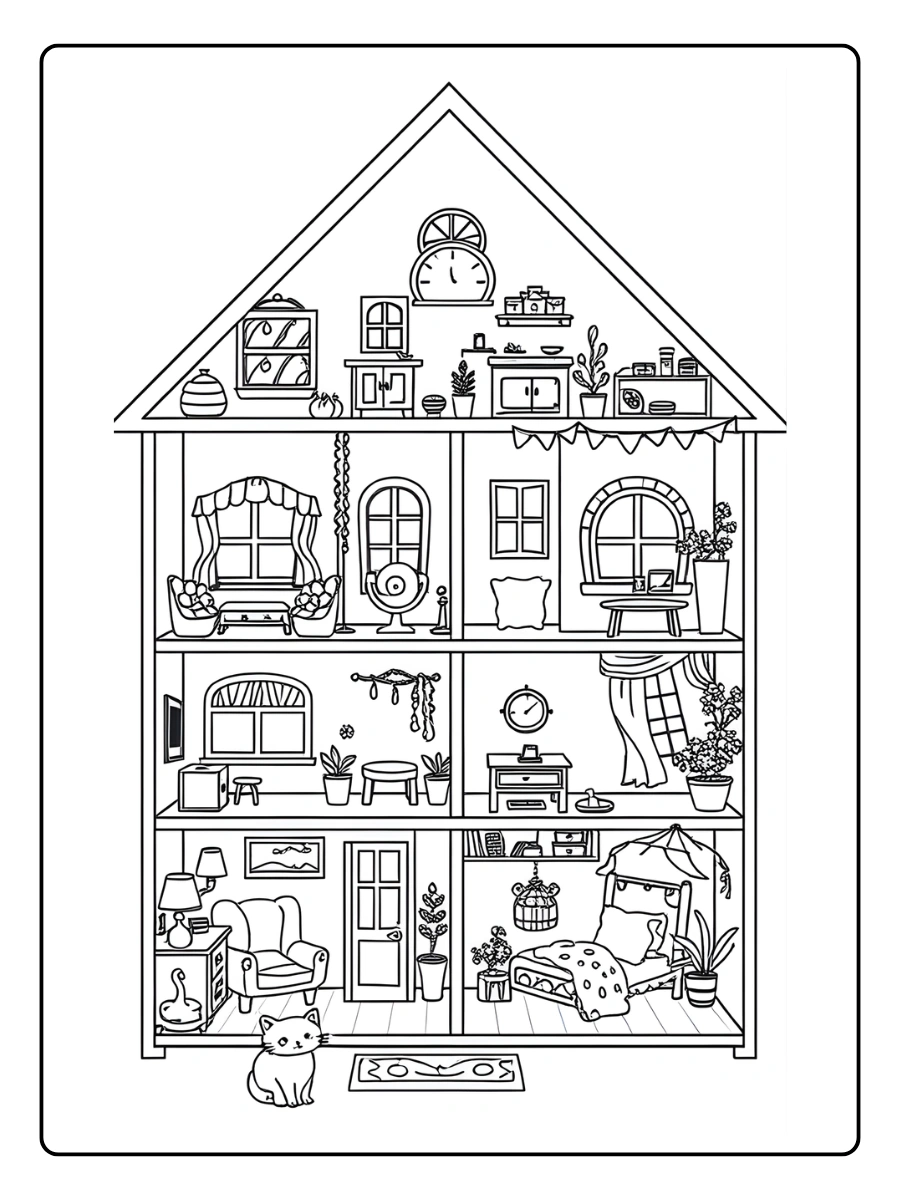 Coloriage Maison (2)