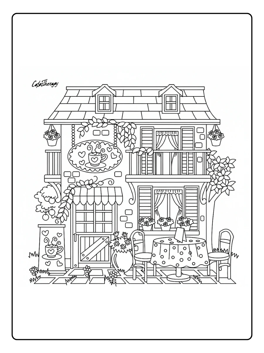 Coloriage Maison (20)