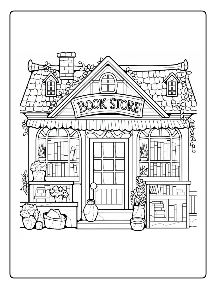 Coloriage Maison (21)