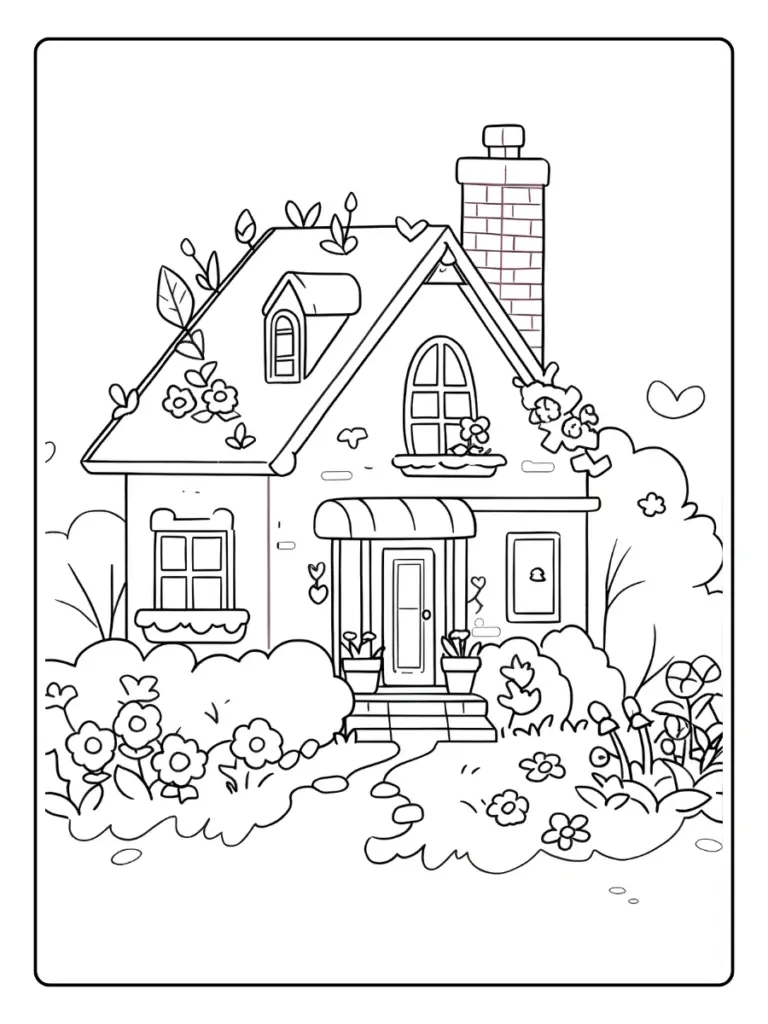 Coloriage Maison
