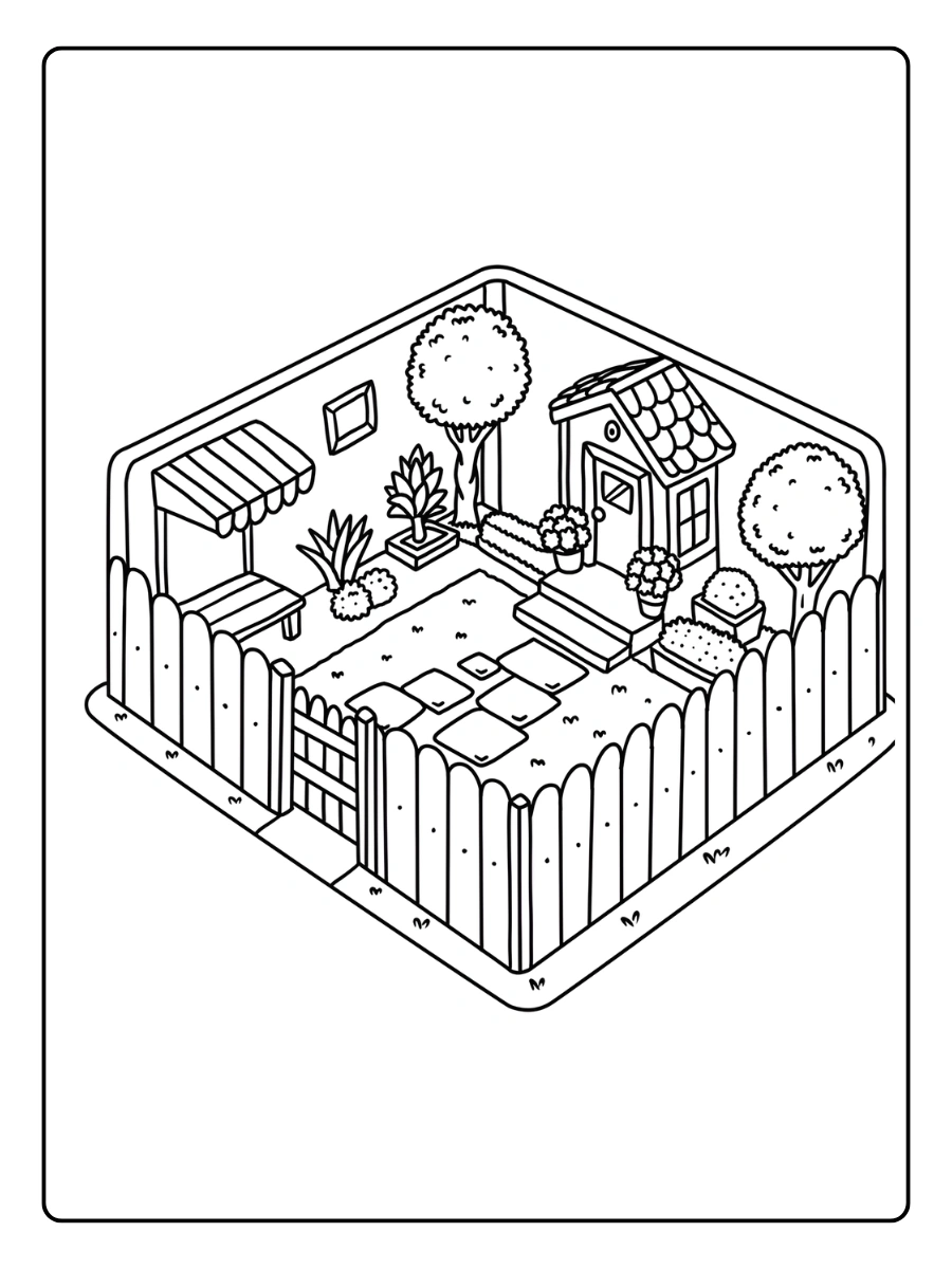 Coloriage Maison (4)