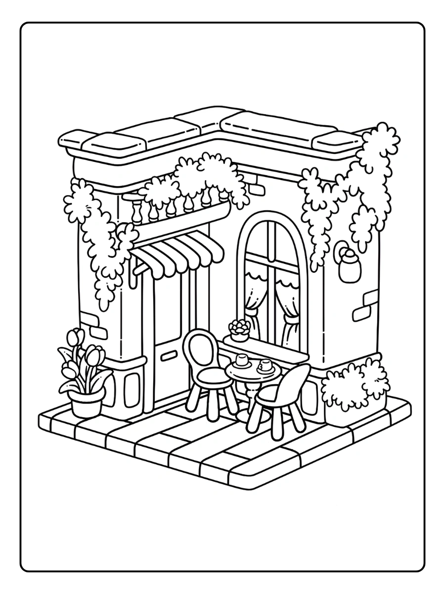 Coloriage Maison (6)