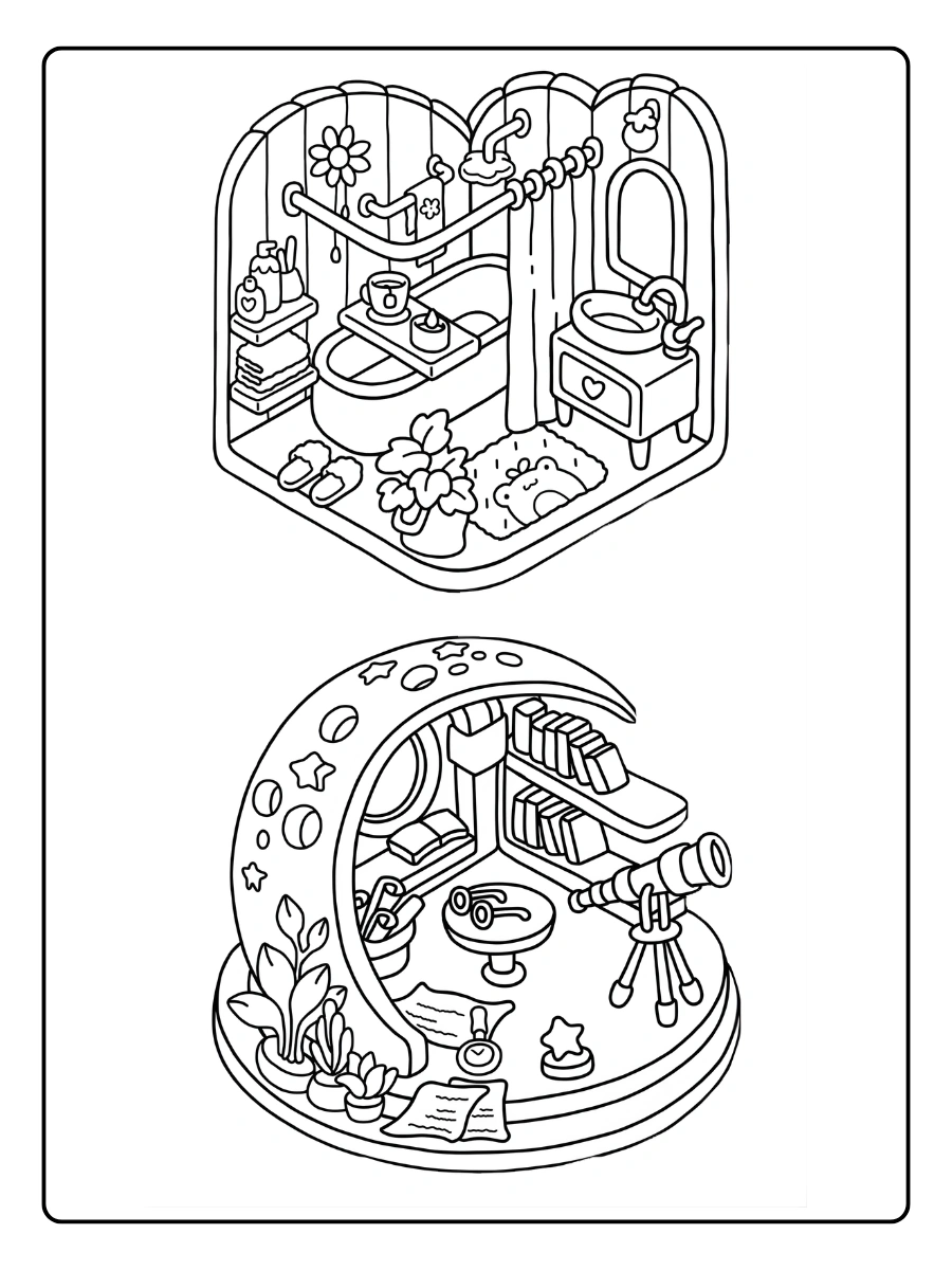 Coloriage Maison (7)
