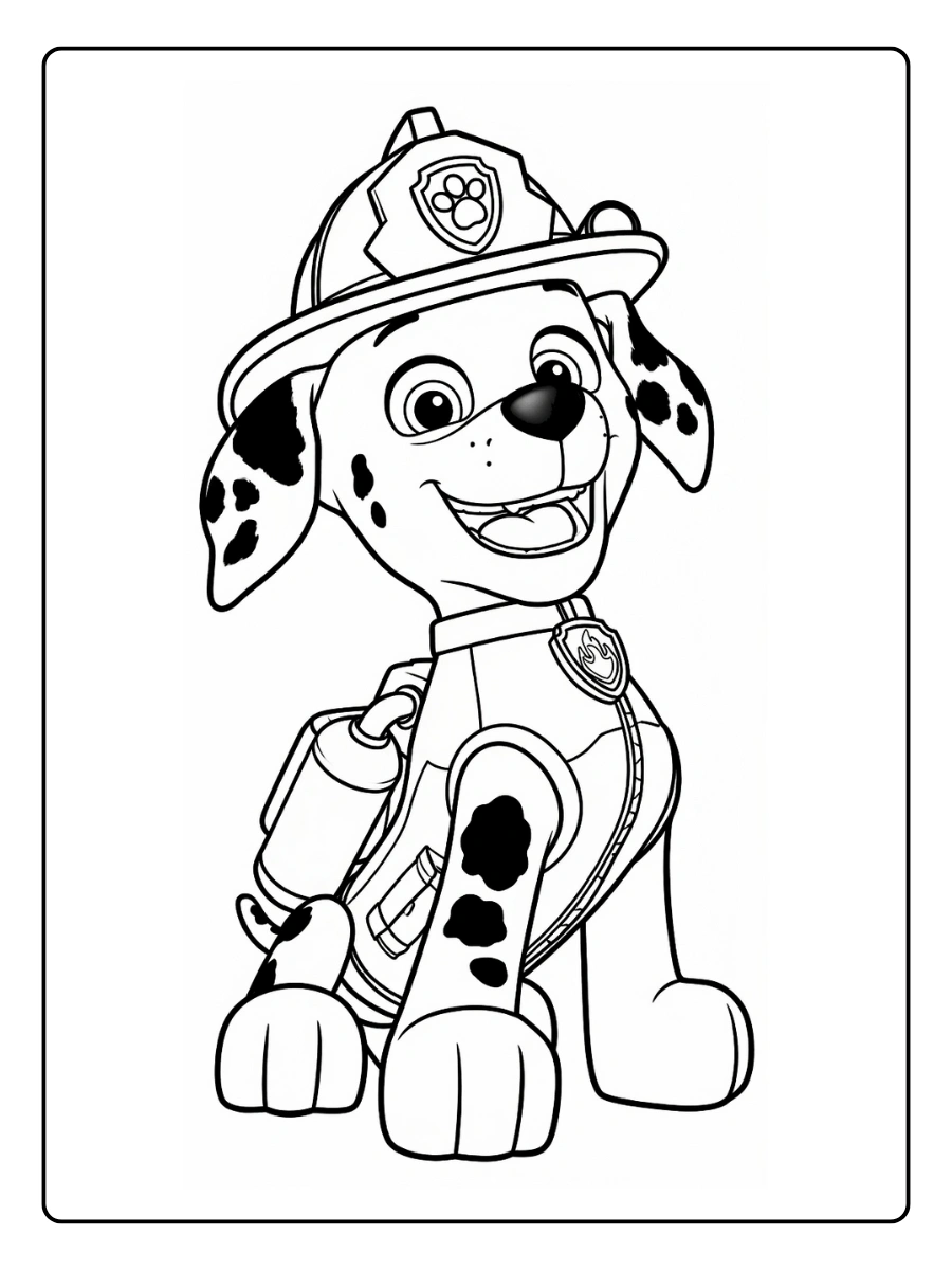 Coloriage Marcus Pat' Patrouille (2)