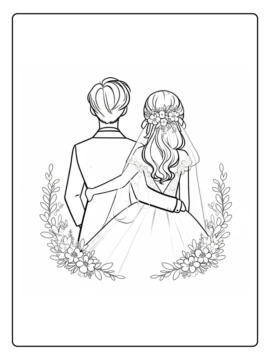 Coloriage Mariage (21)