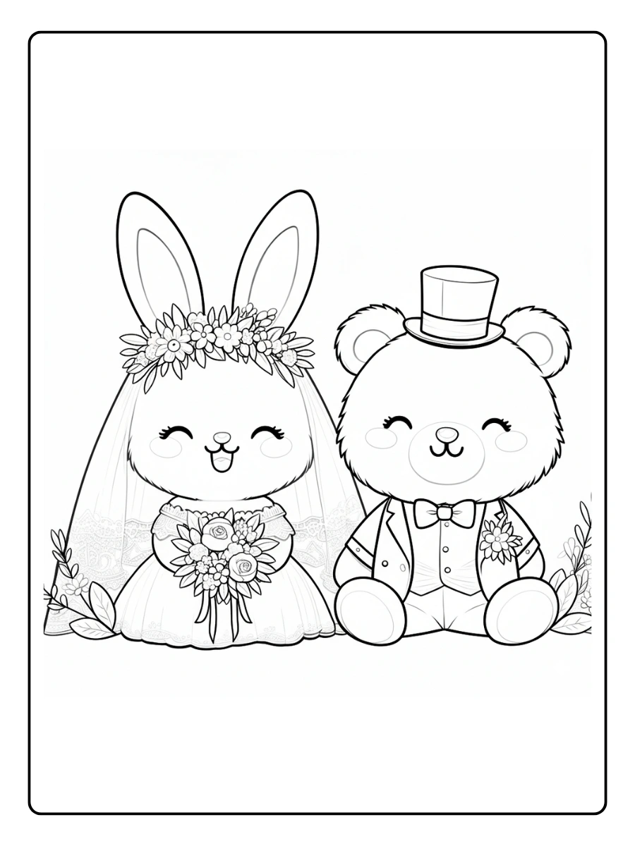 Coloriage Mariage (24)