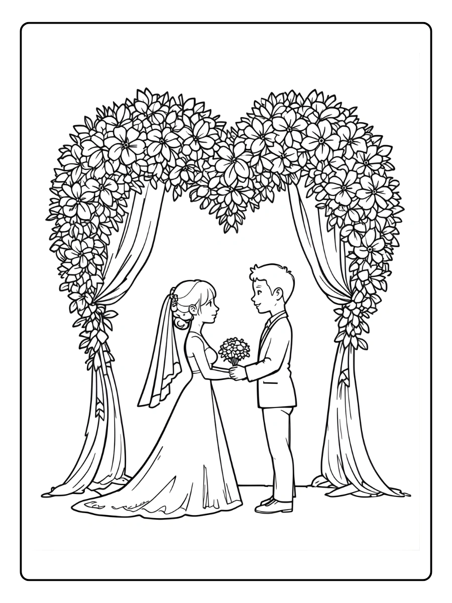 Coloriage Mariage (4)