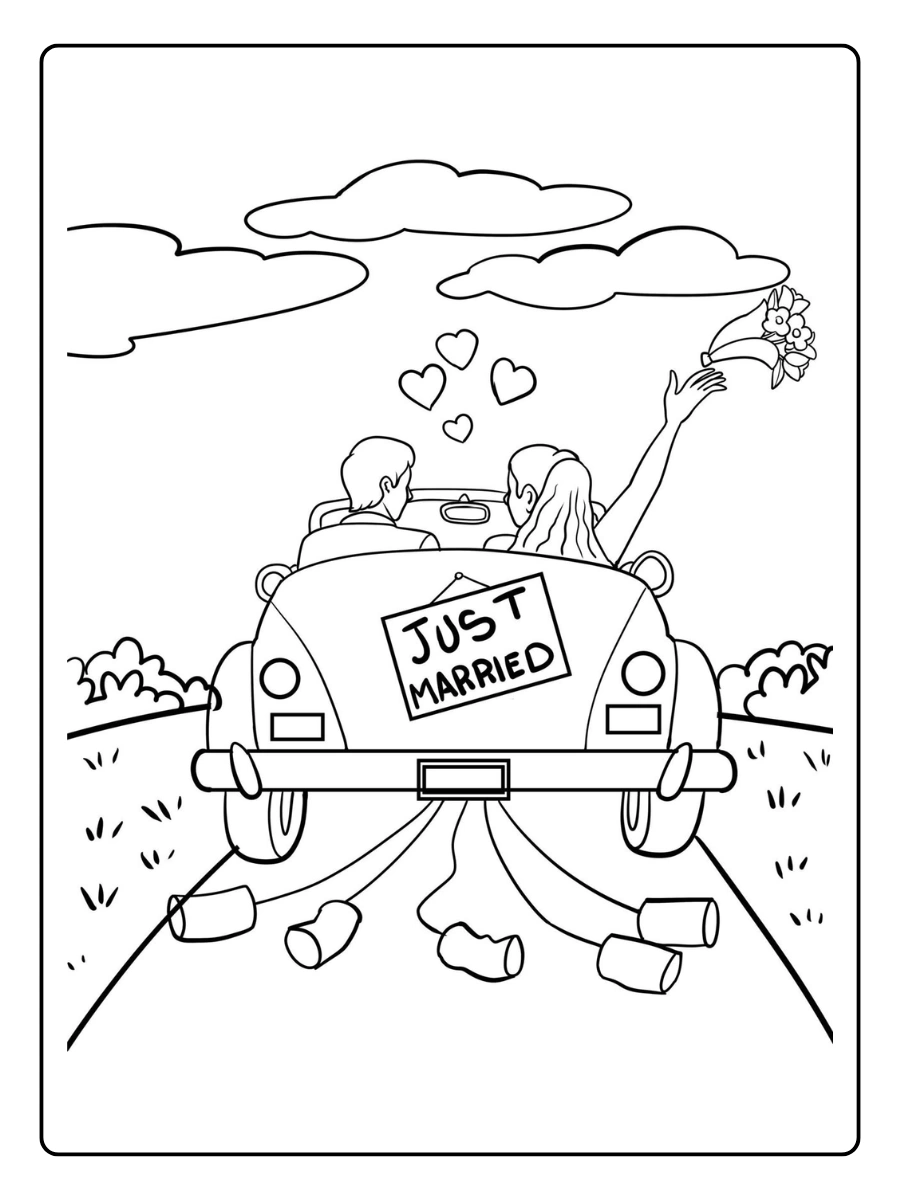 Coloriage Mariage (9)