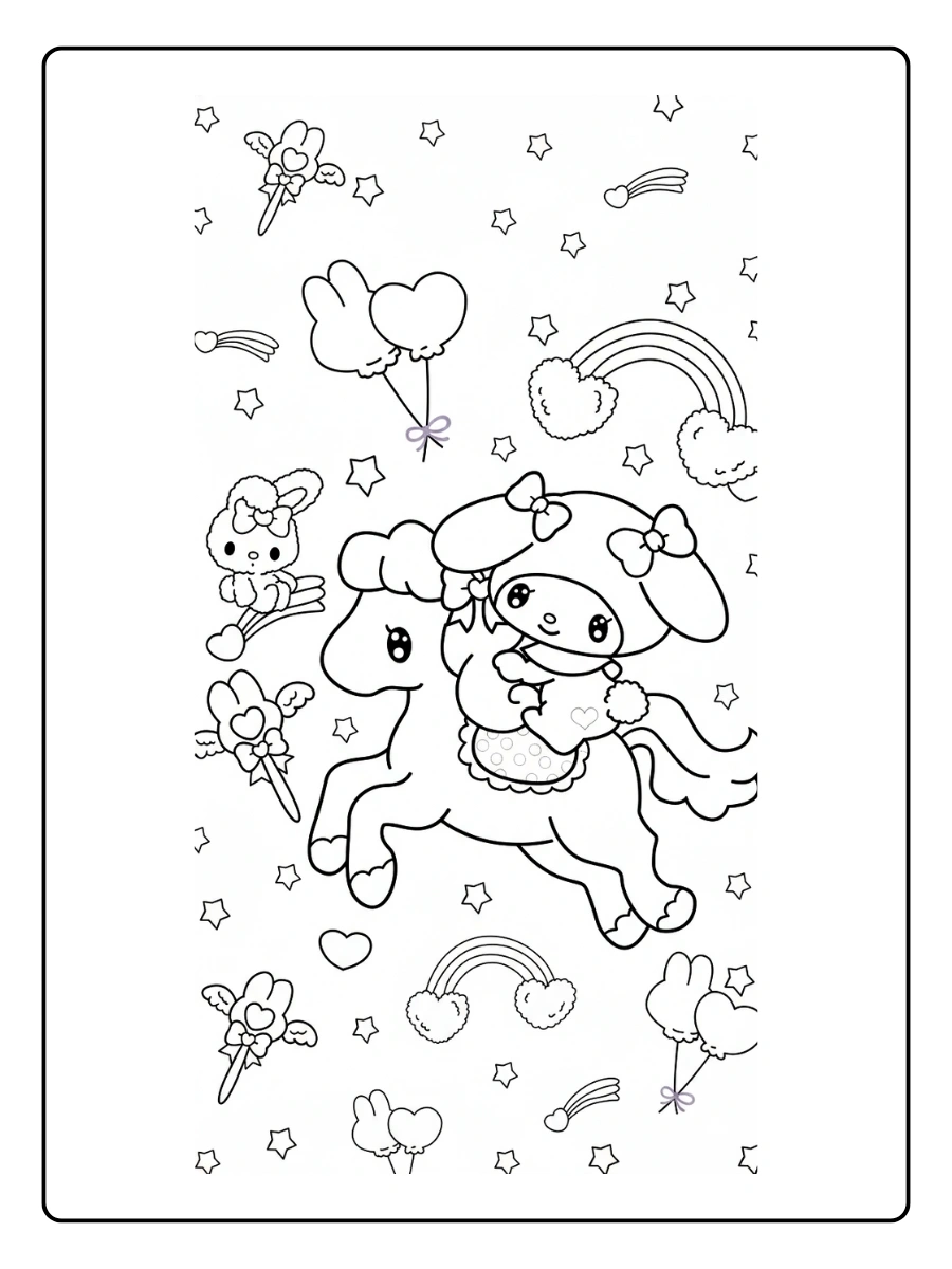 Coloriage My Melody (16)