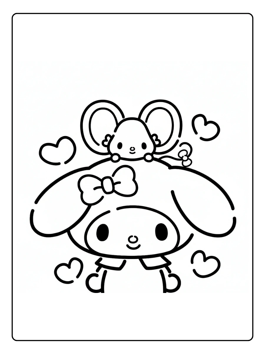 Coloriage My Melody (8)