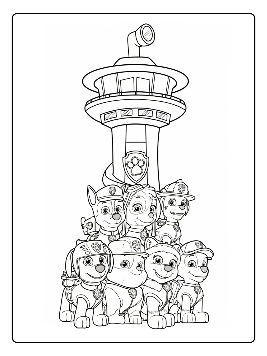 Coloriage Pat' Patrouille (1)