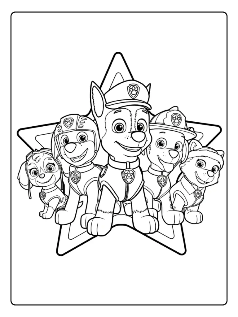 Coloriage Pat' Patrouille