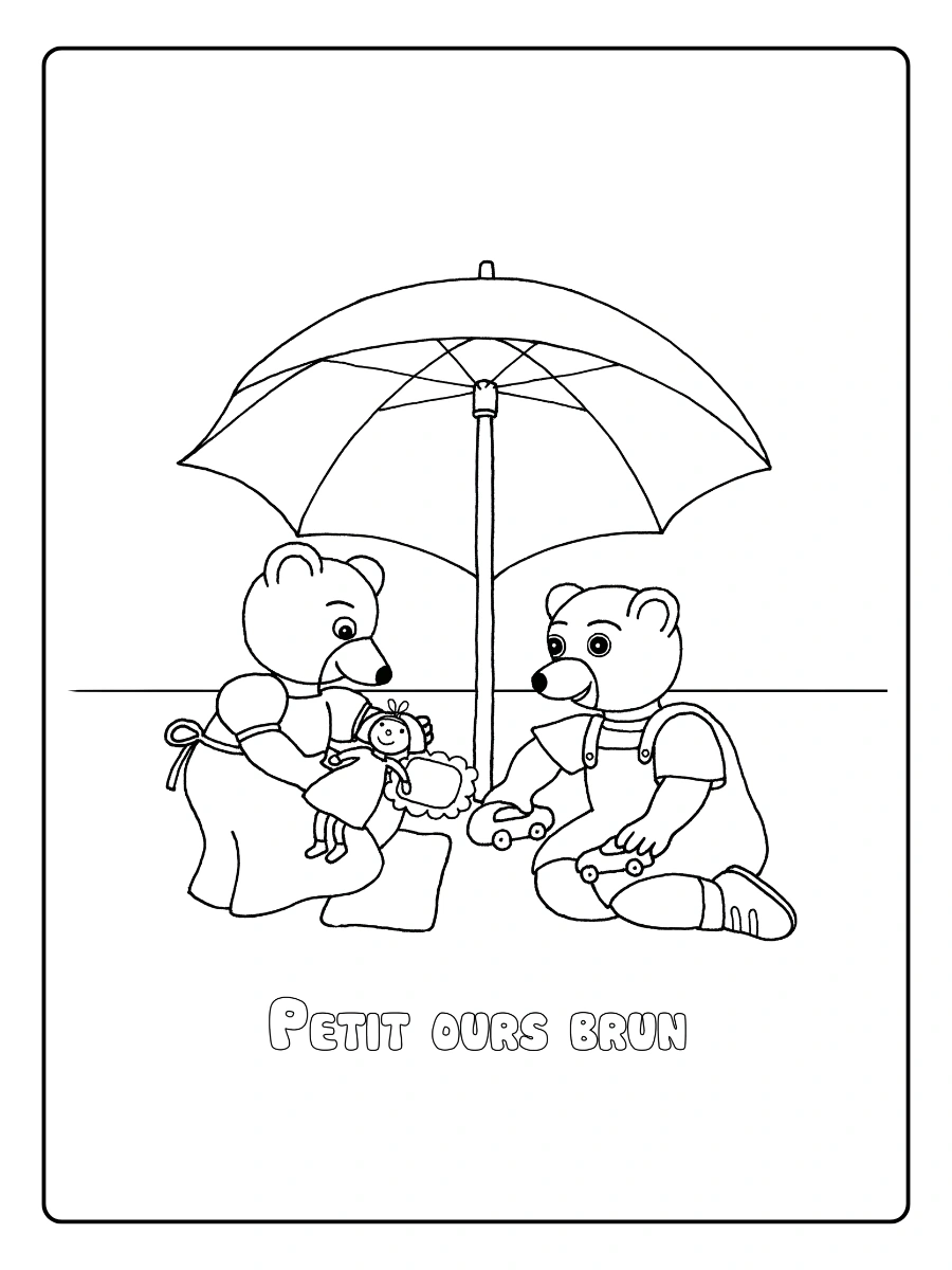 Coloriage Petit Ours Brun (11)