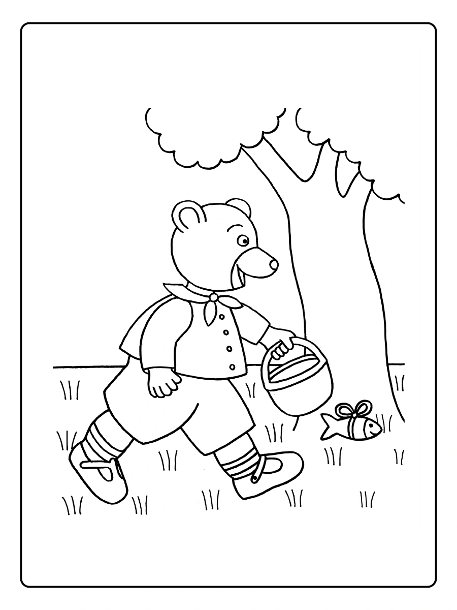 Coloriage Petit Ours Brun (12)