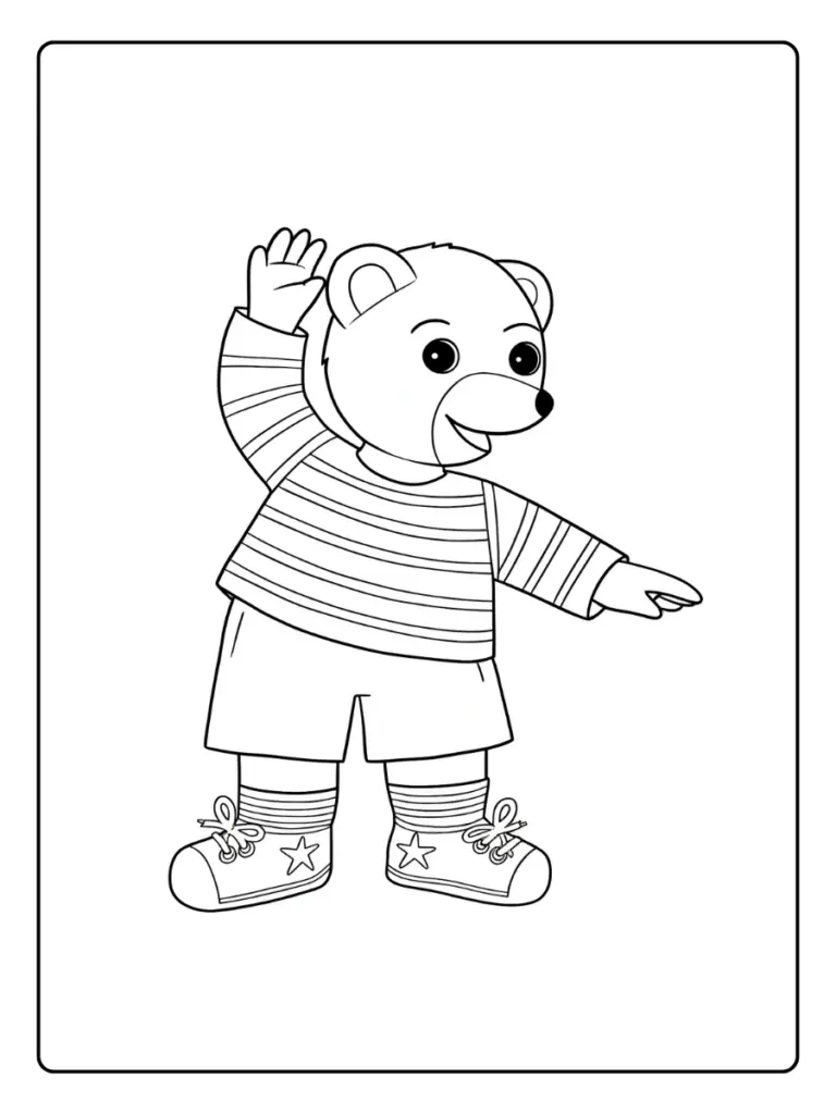 Coloriage Gratuit à Imprimer – Dessins à Colorier PDF & PNG 103 Coloriage Petit Ours Brun (14)