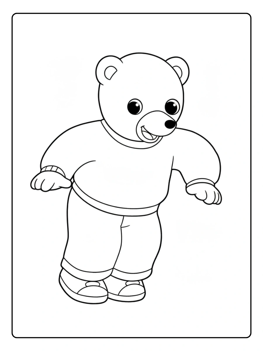 Coloriage Petit Ours Brun (17)