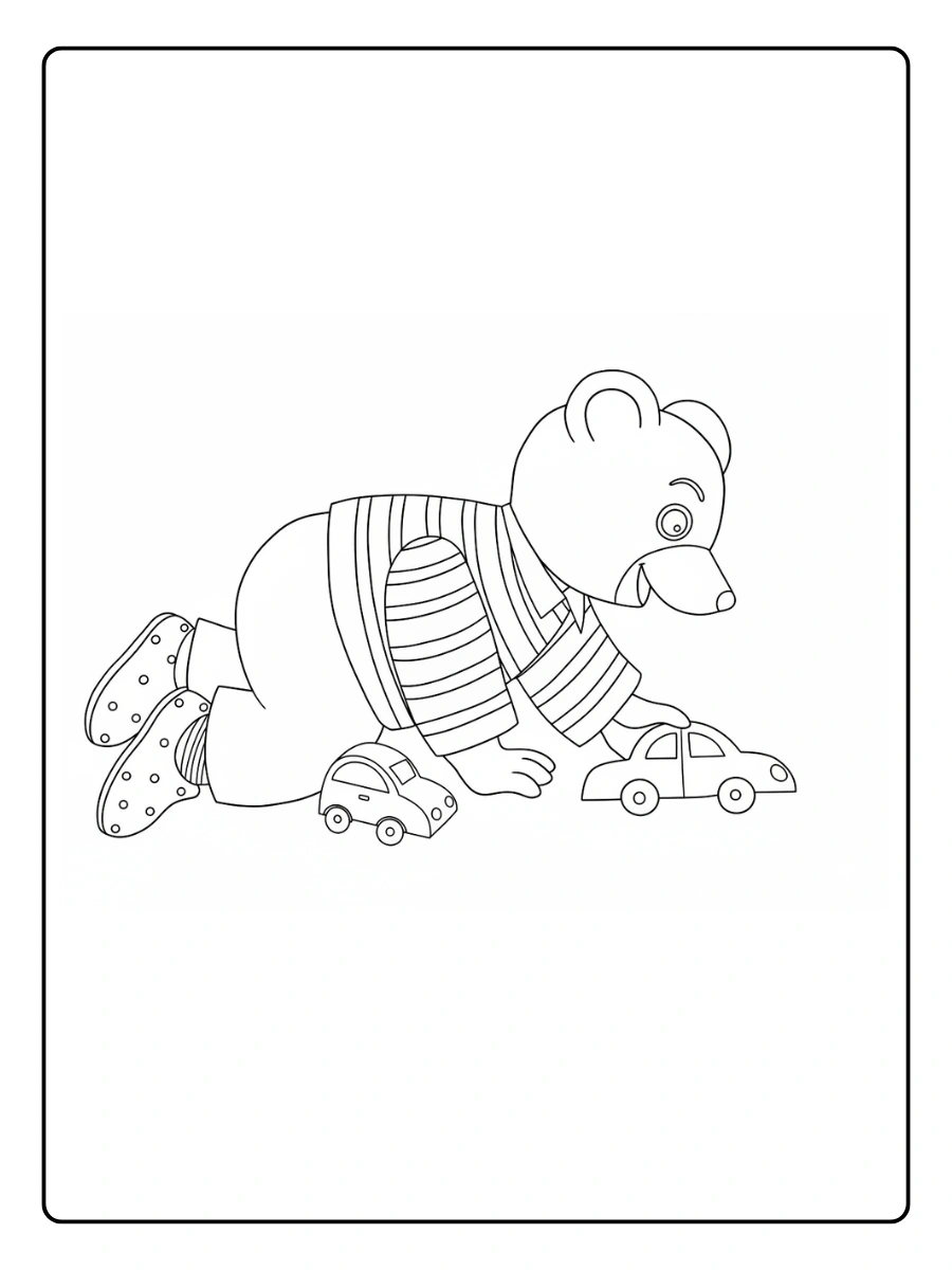 Coloriage Petit Ours Brun (18)