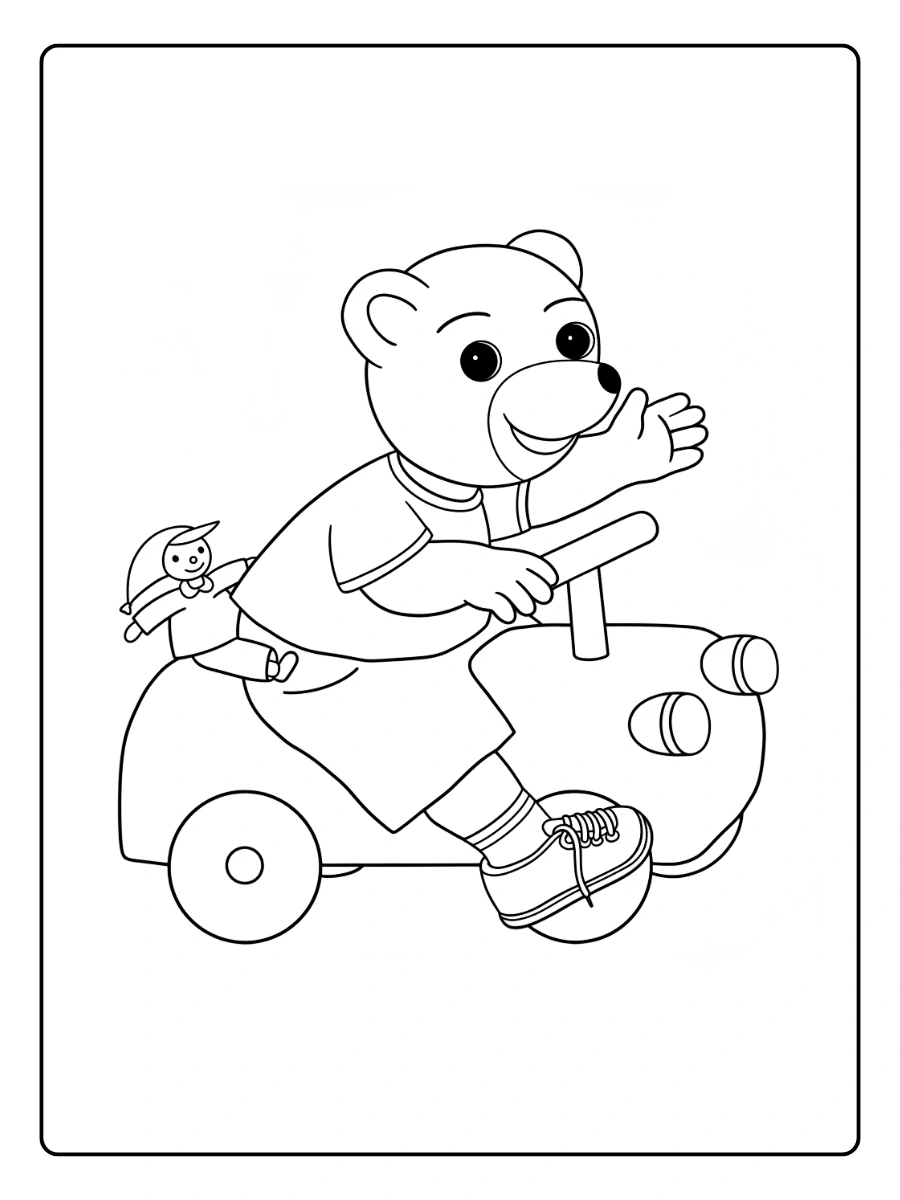 Coloriage Petit Ours Brun (19)