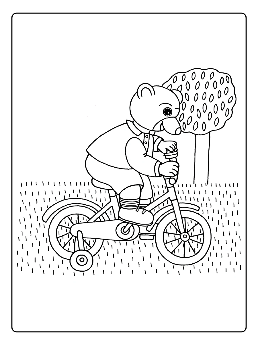 Coloriage Petit Ours Brun (3)