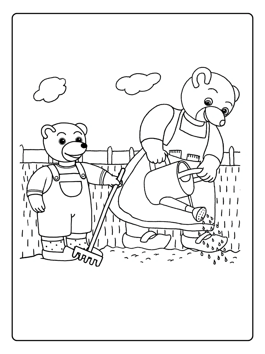 Coloriage Petit Ours Brun (4)