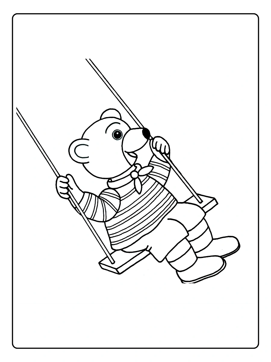 Coloriage Petit Ours Brun (5)