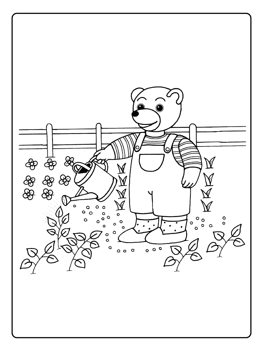 Coloriage Petit Ours Brun (7)