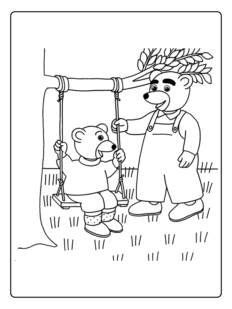 Coloriage Petit Ours Brun (8)