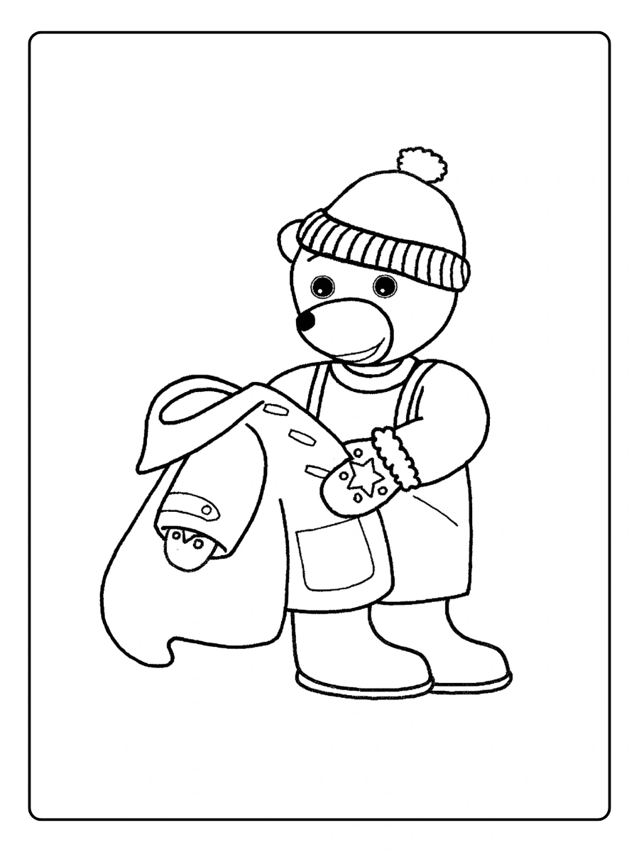 Coloriage Petit Ours Brun (9)