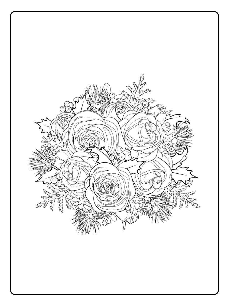 Coloriage Rose (11)