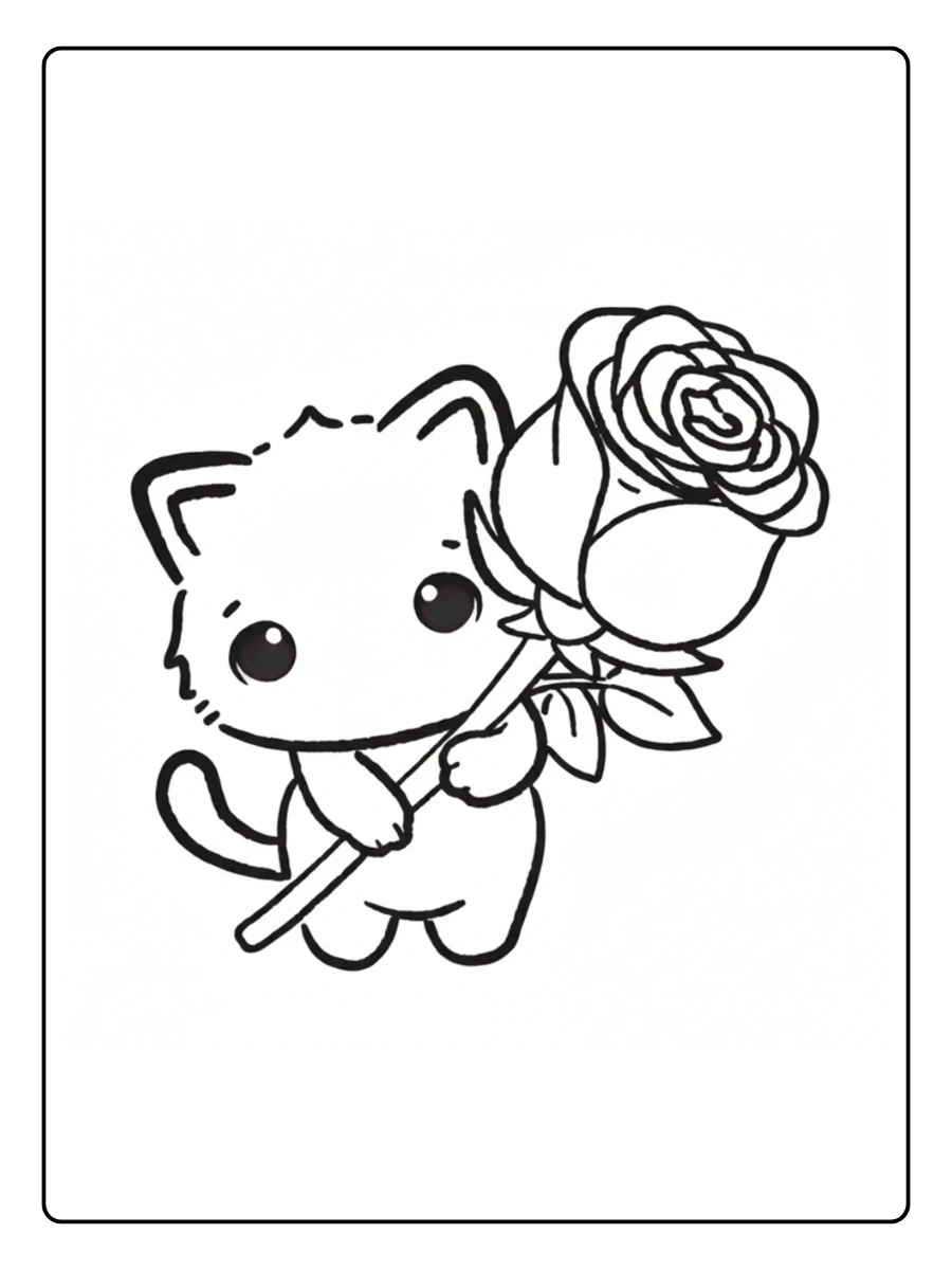 Coloriage Rose (19)