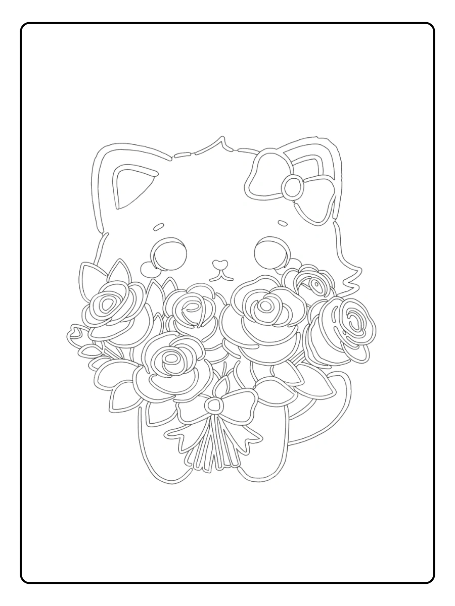 Coloriage Rose (20)