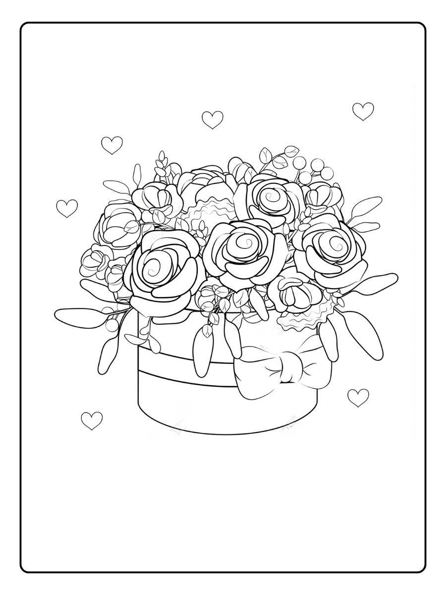 Coloriage Rose (22)