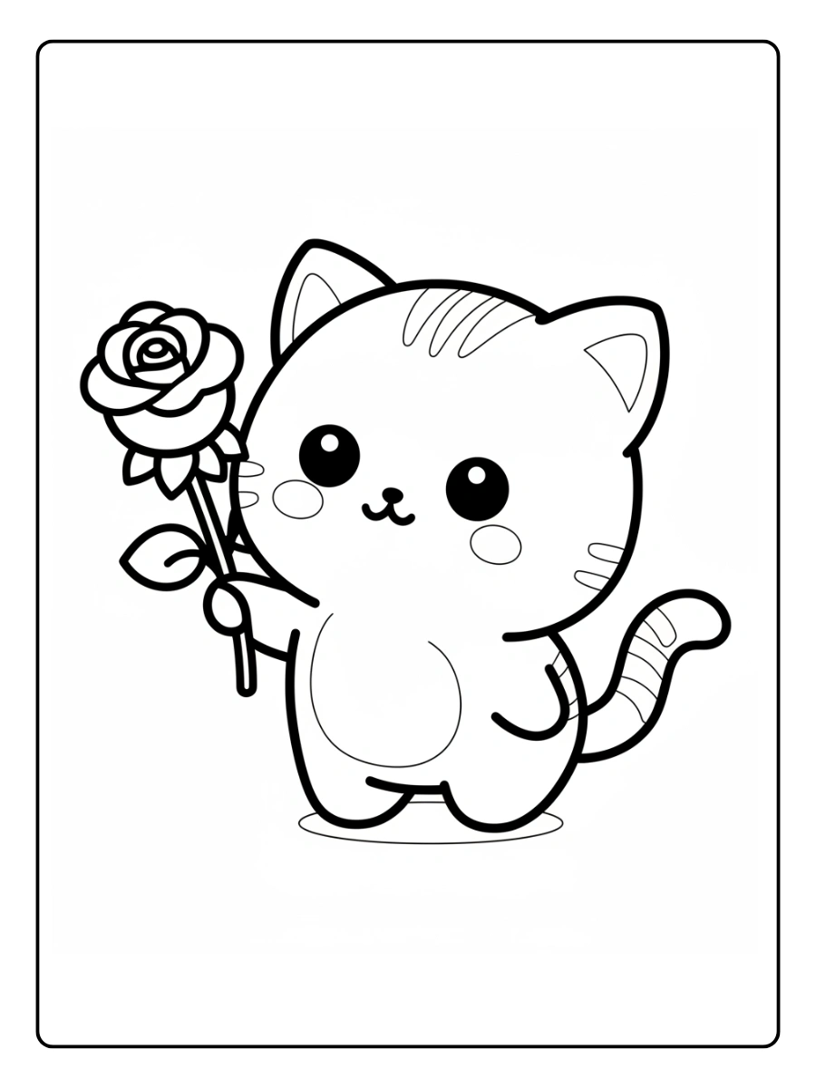 Coloriage Rose (24)