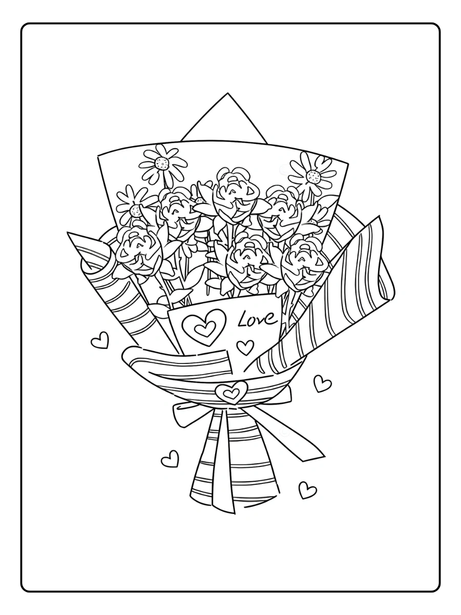 Coloriage Rose (27)