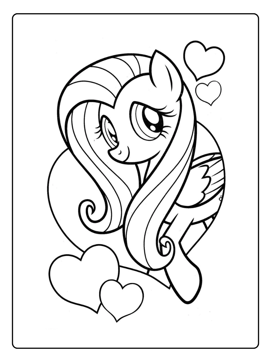 Coloriage Saint Valentin cœurs à imprimer et à colorier (10)