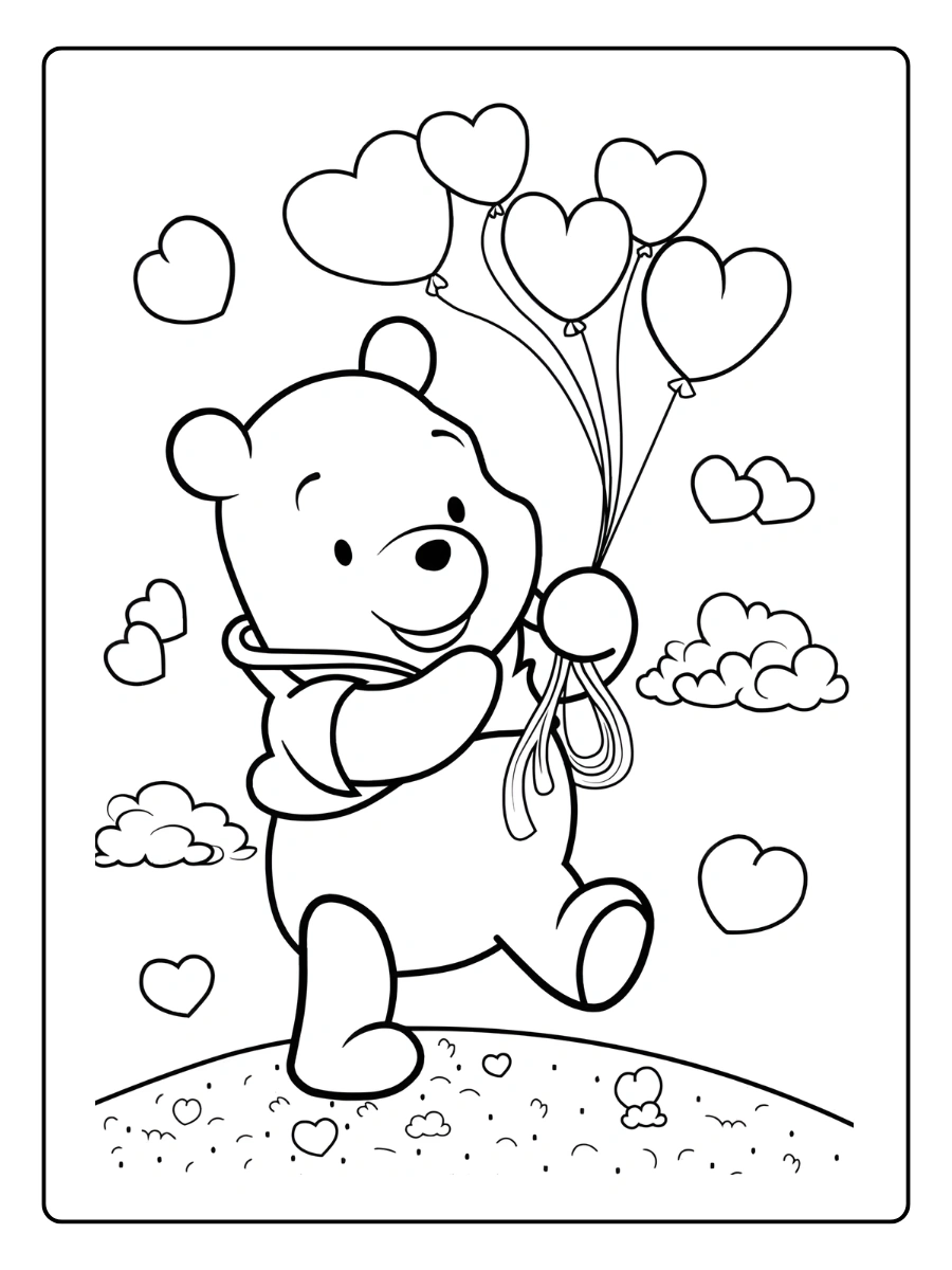 Coloriage Saint Valentin cœurs à imprimer et à colorier (12)