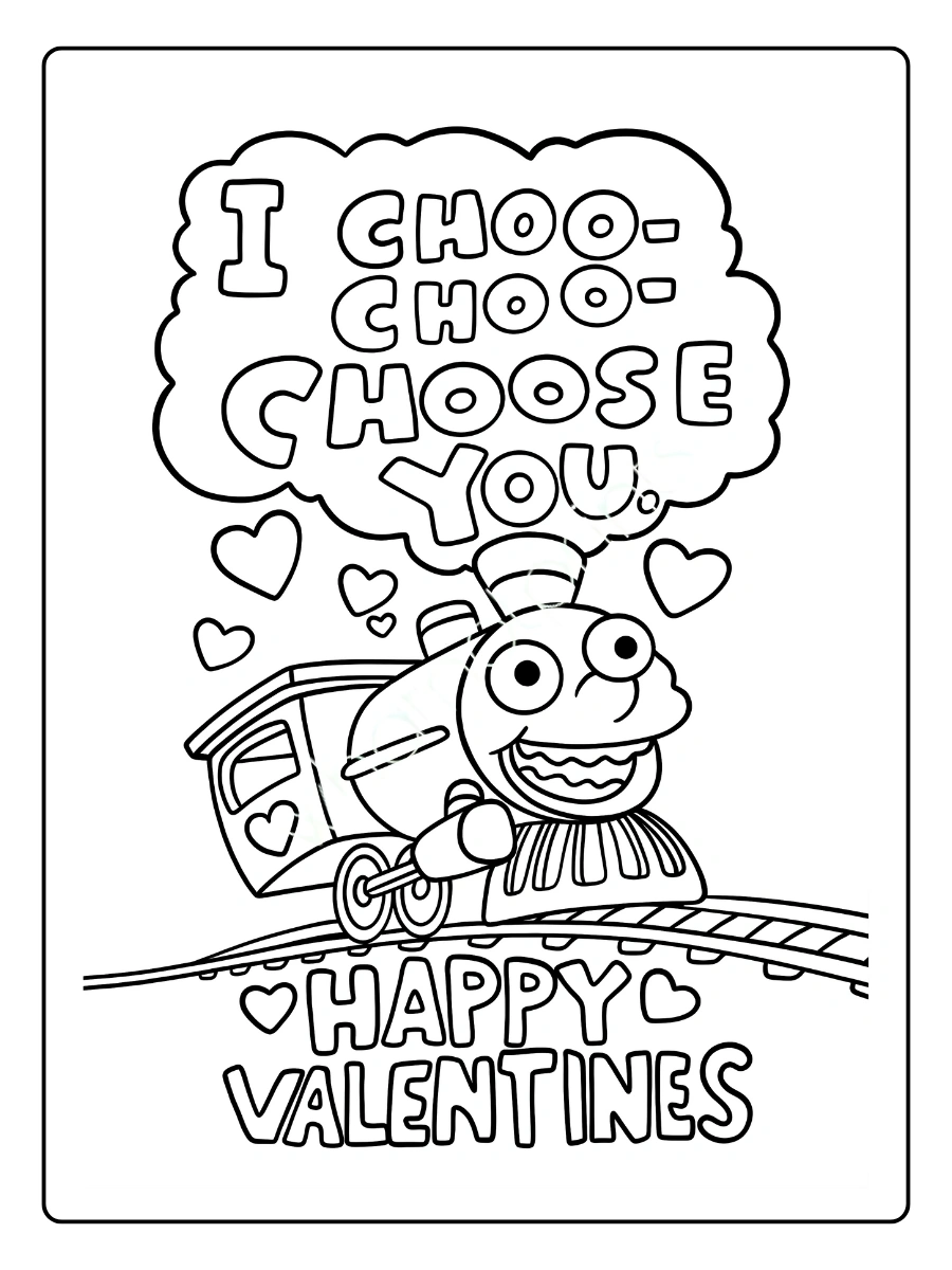 Coloriage Saint Valentin cœurs à imprimer et à colorier (18)