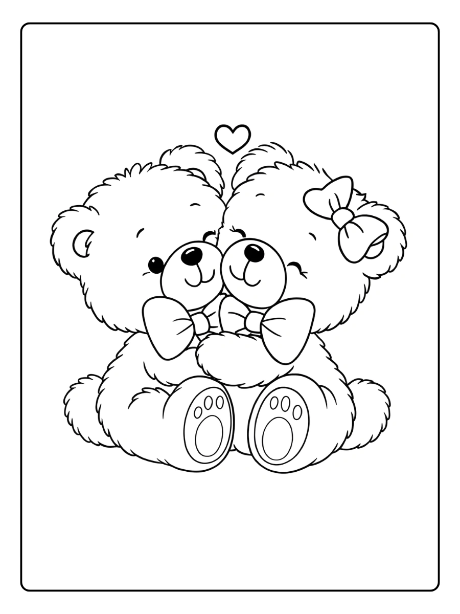 Coloriage Saint Valentin cœurs à imprimer et à colorier (23)
