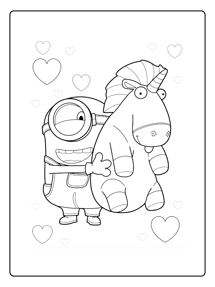 Coloriage Saint Valentin cœurs à imprimer et à colorier (8)