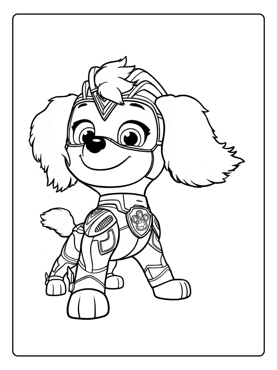 Coloriage Stella Pat' Patrouille (2)