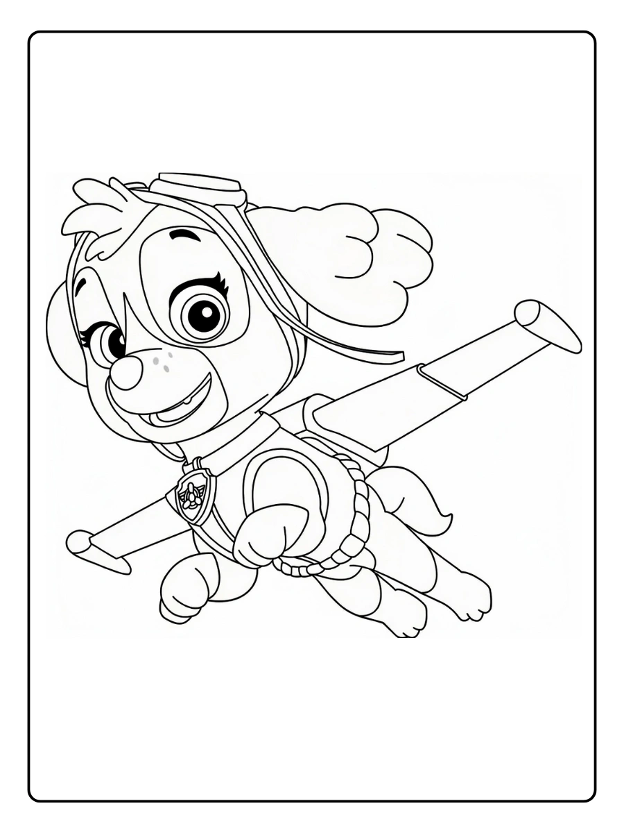 Coloriage Stella Pat' Patrouille (9)