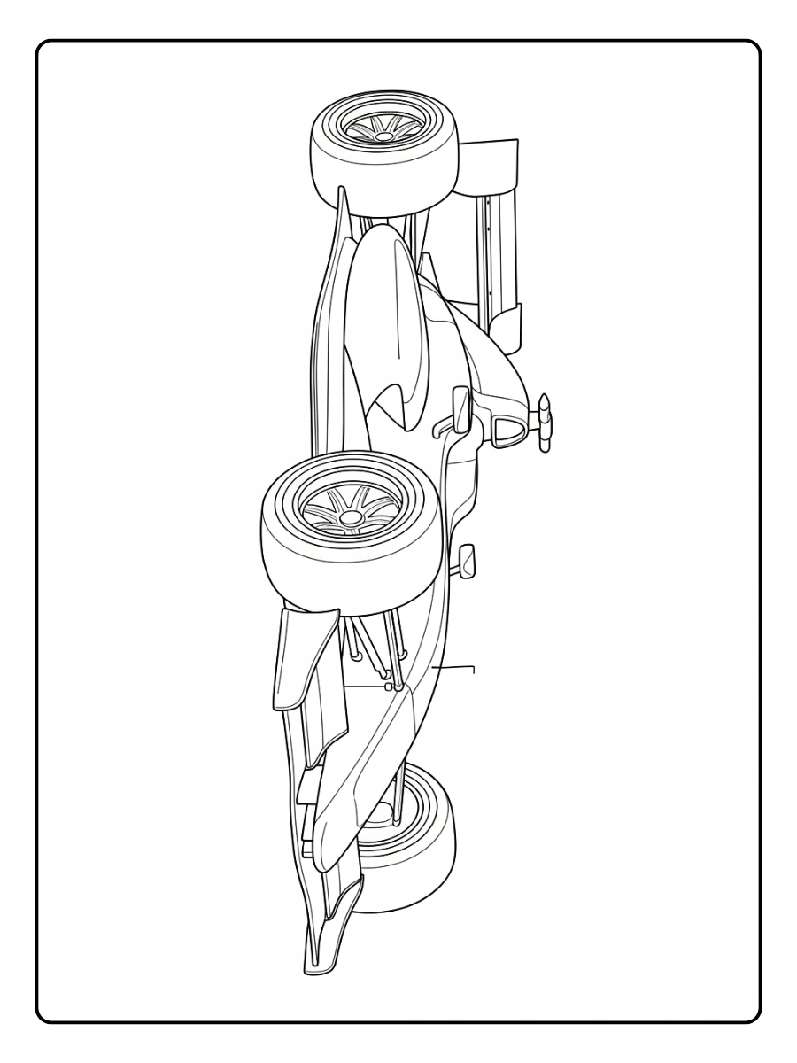 Coloriage Voiture de Course (11)