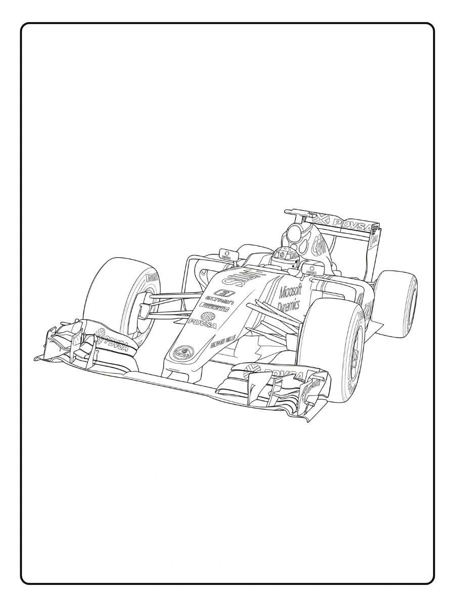 Coloriage Voiture de Course (12)