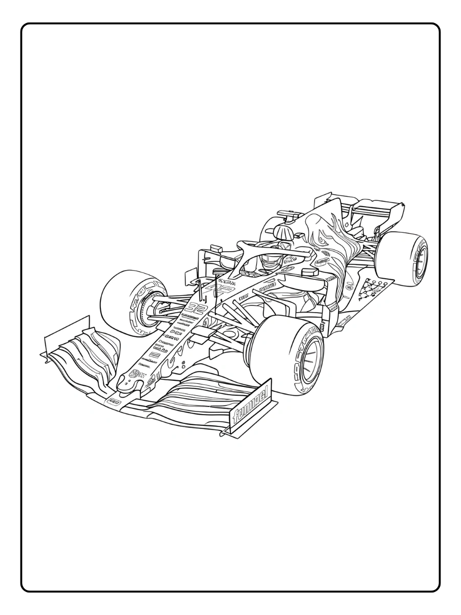 Coloriage Voiture de Course (13)
