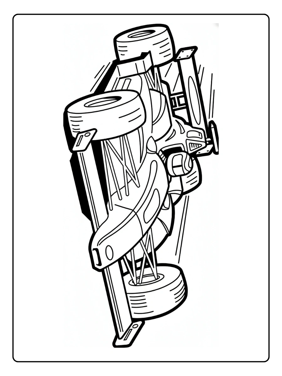 Coloriage Voiture de Course (15)