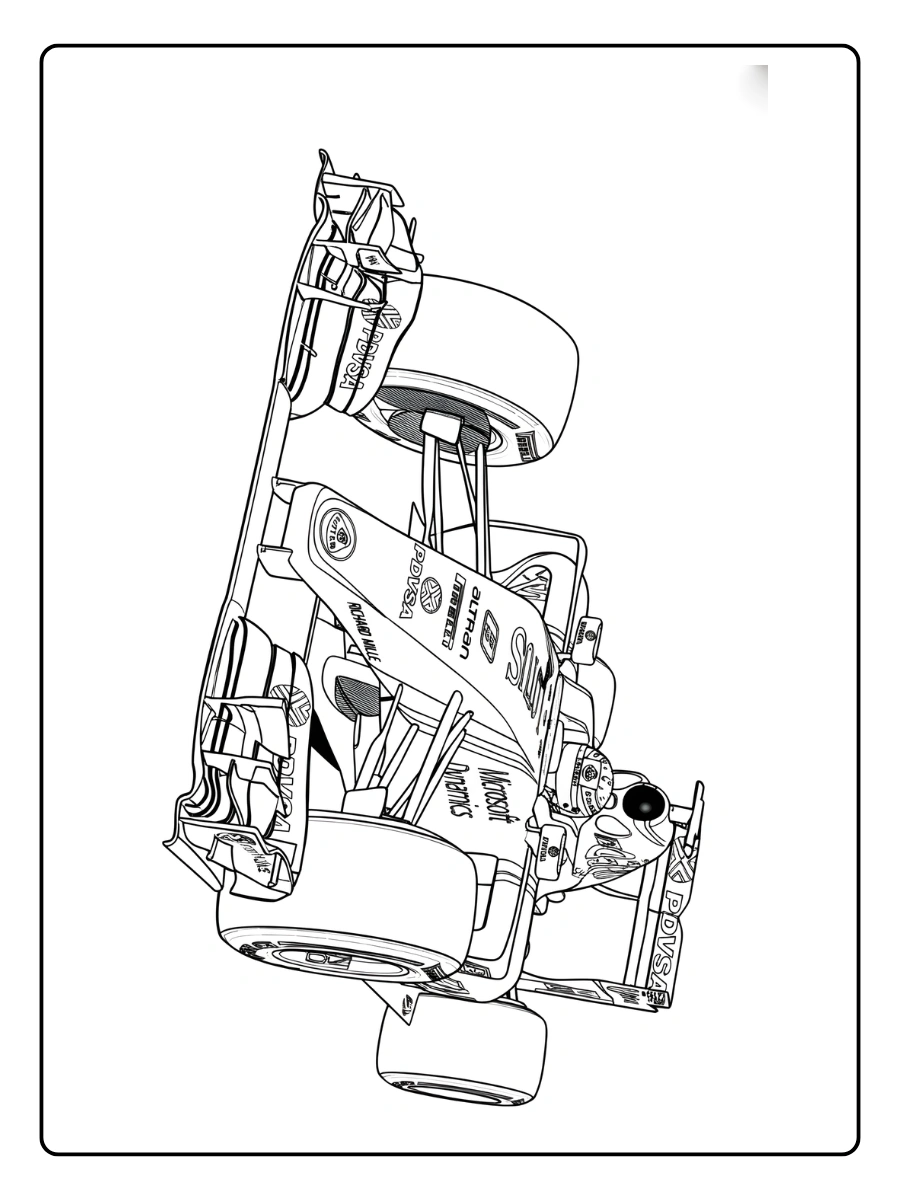 Coloriage Voiture de Course (16)