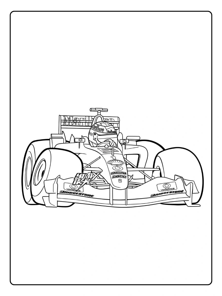Coloriage Voiture de Course (7)