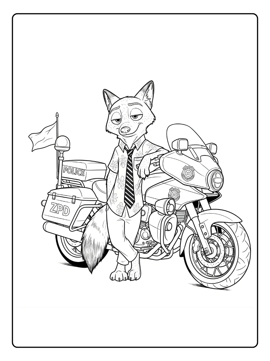 Coloriage Zootopia (11)