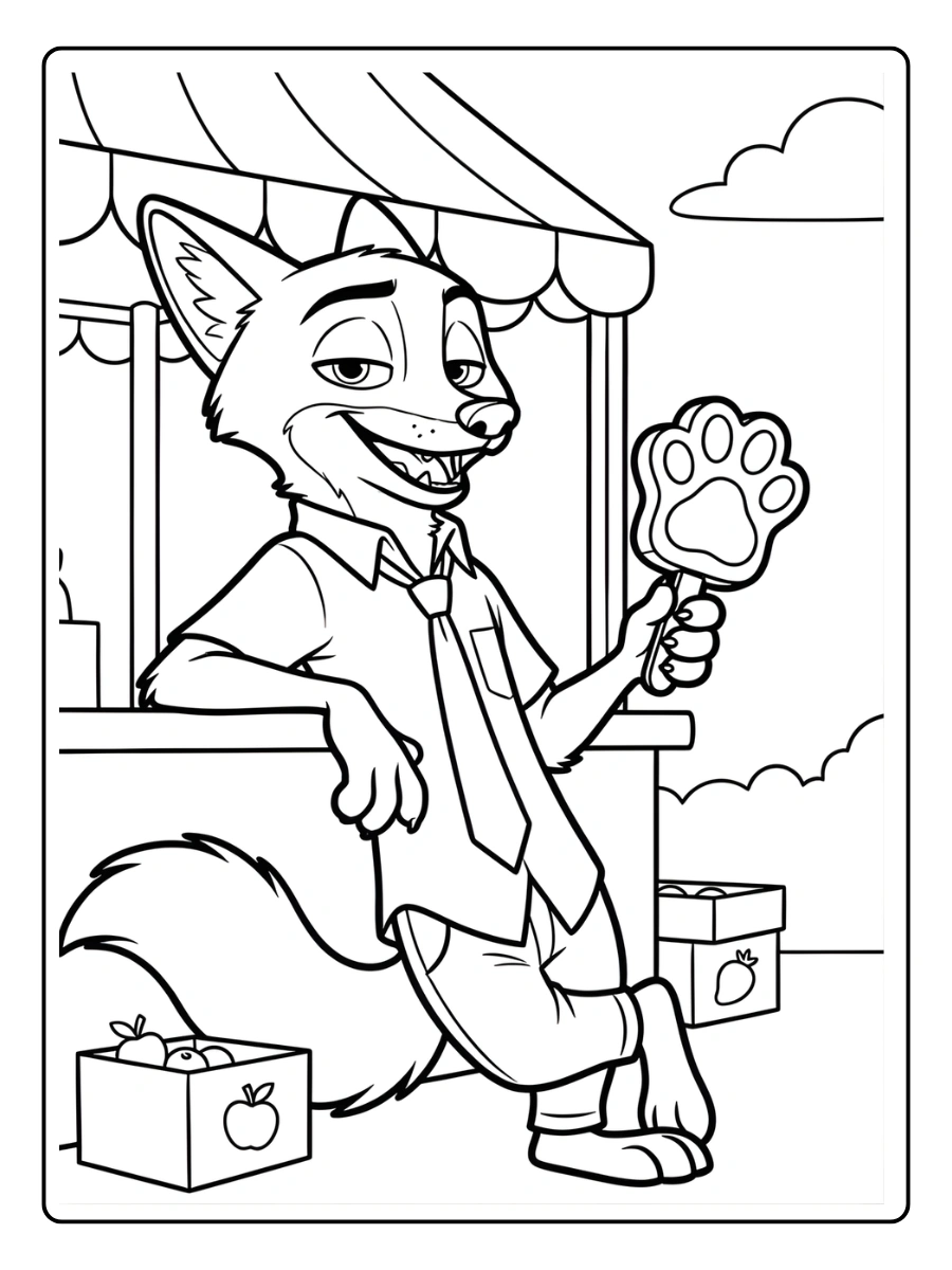 Coloriage Zootopia (20)